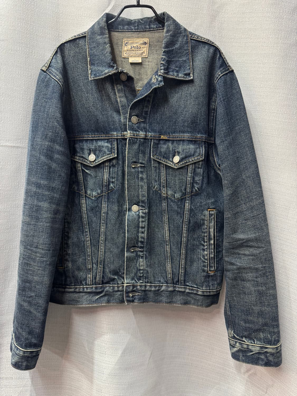 폴로랄프로렌 투포켓 페이디드 워싱 데님자켓 M(M) 상품이미지1