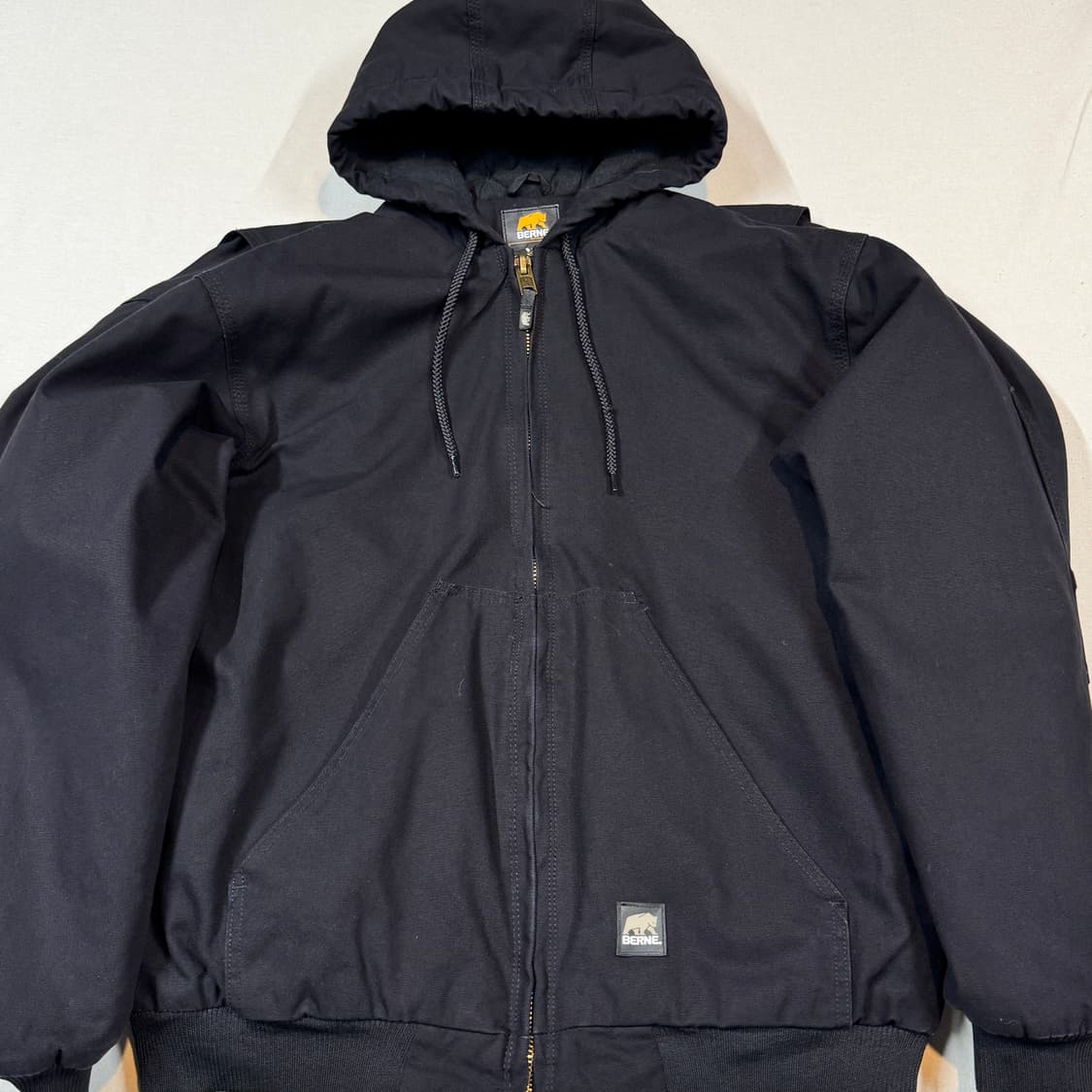 XL) BERNE USA 빈티지 워크웨어 액티브 후드집업 자켓 상품이미지2