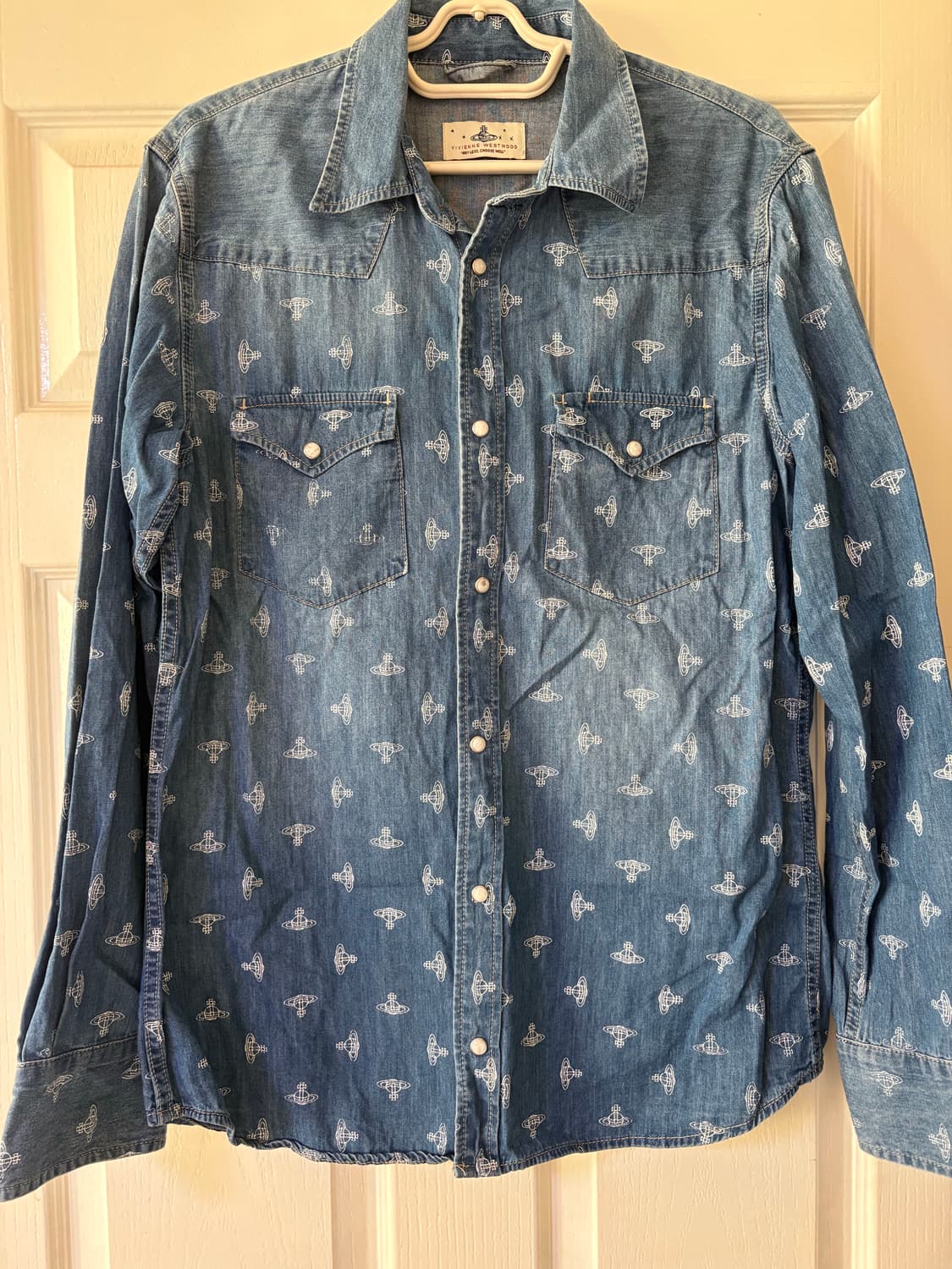 Vivienne Westwood 비비안 웨스트우드 데님 웨스턴 셔츠 상품이미지1