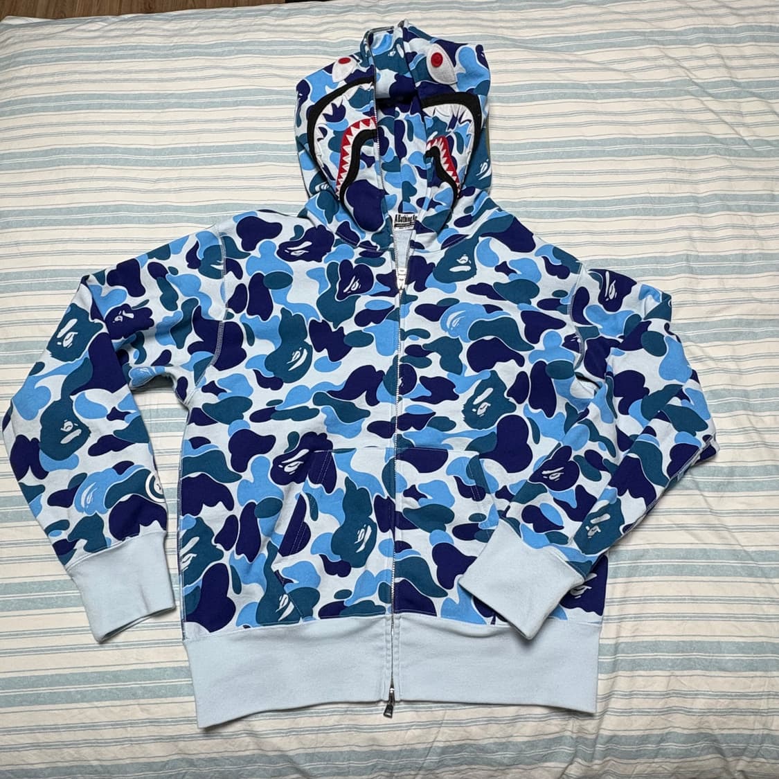 베이프 샤크 abc 후드집업 상품이미지2