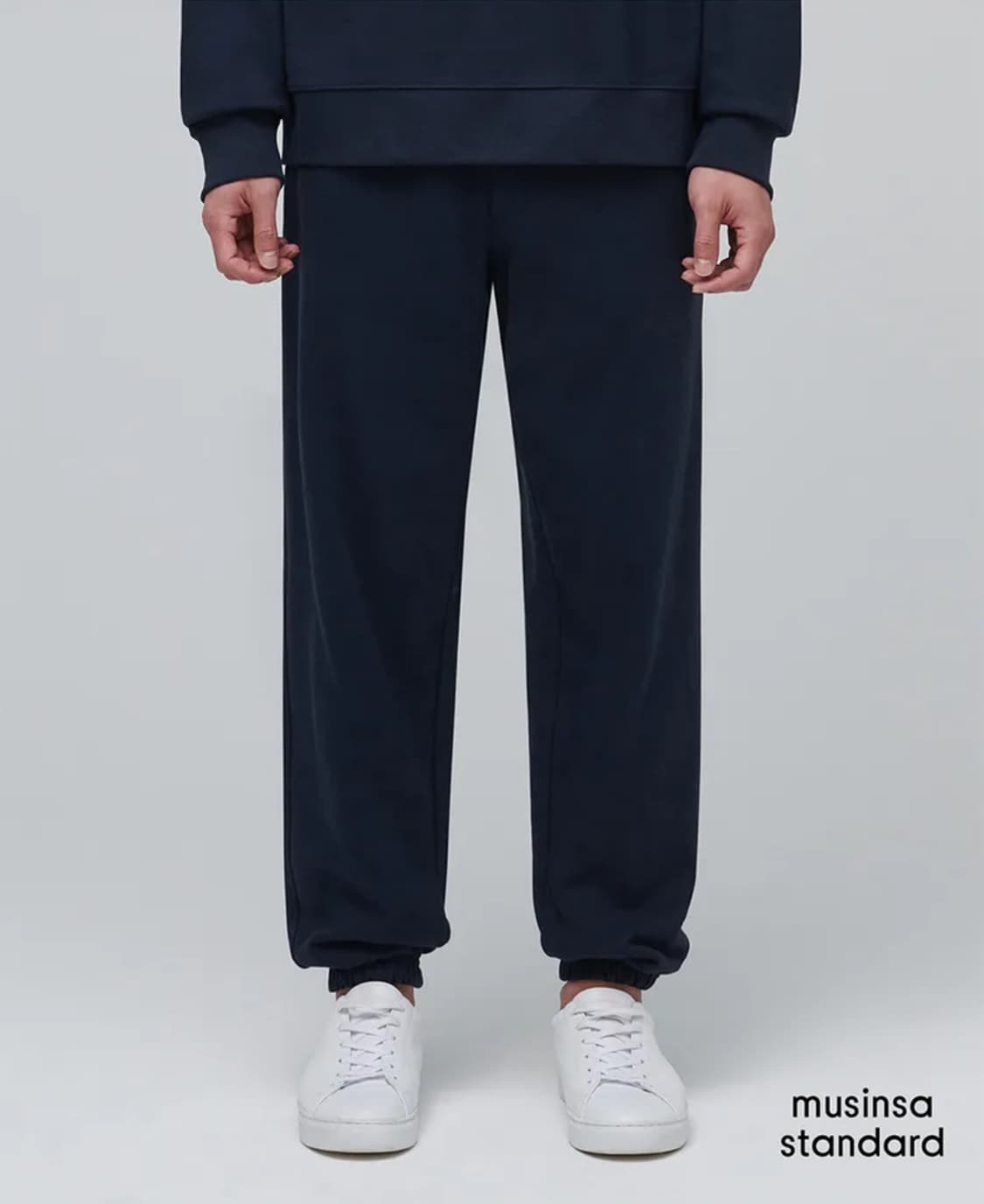 무신사 스탠다드 헤비웨이트 스웨트 팬츠 [네이비] 상품이미지1