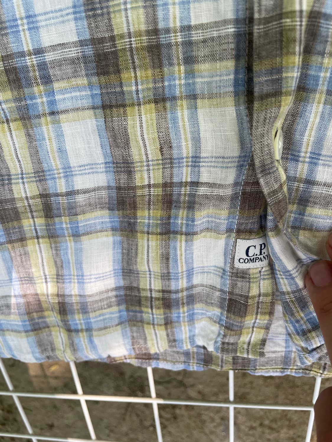 Cp company 린넨 반팔셔츠 상품이미지4