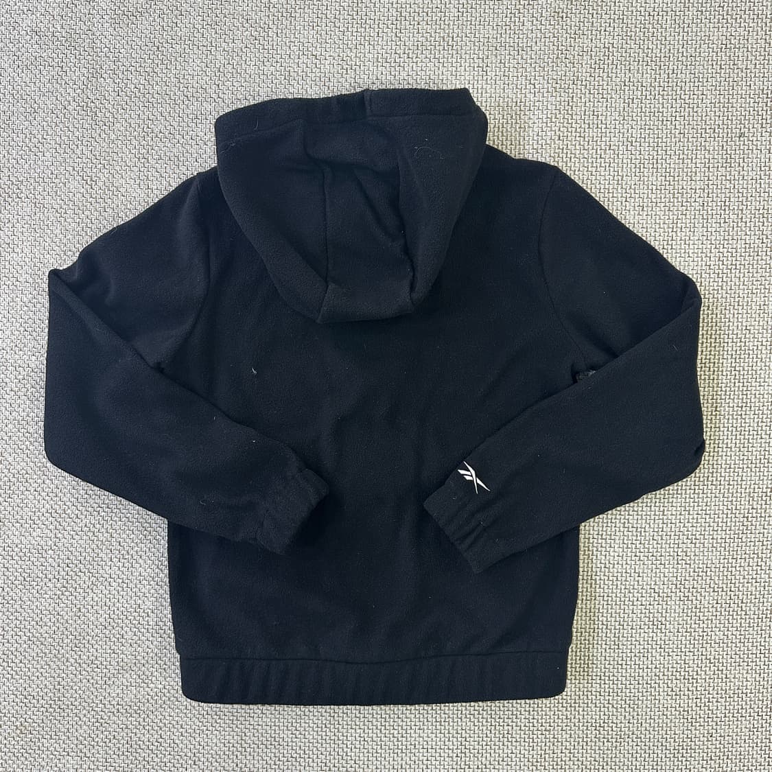 S 리복 블랙 후리스 후드 집업 0421D 상품이미지3