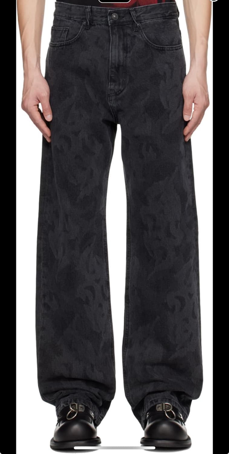 쿠시쿠크 불꽃 데님 M  상품이미지2