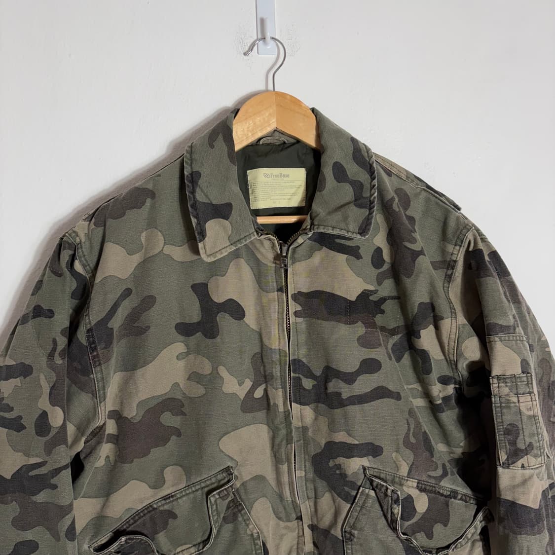 FreeBase 카모플라쥬 밀리터리 자켓(L) 상품이미지3