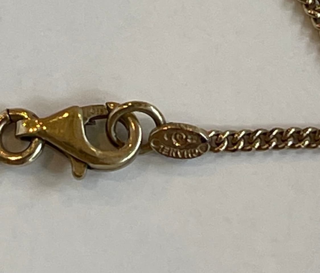 희귀) 샤넬 CC logo and Sailboat 실버925 목걸이 상품이미지5