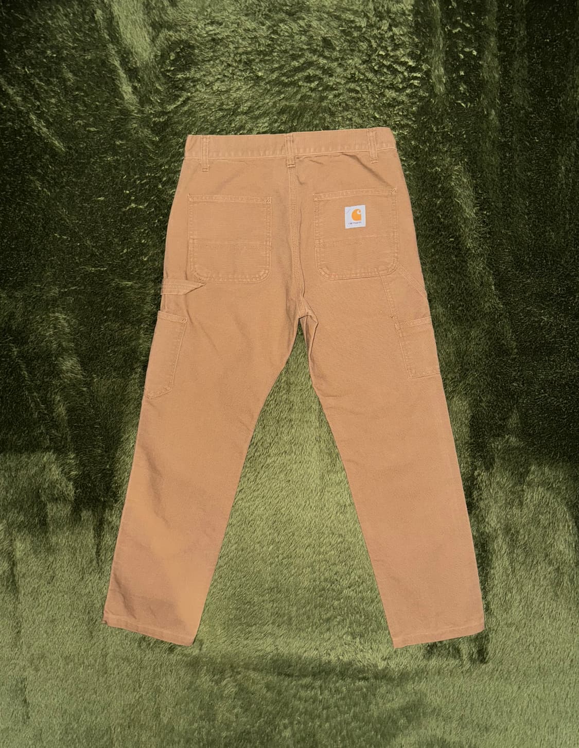 [30X32] 칼하트 WIP 덕 캔버스 싱글니 카펜터 팬츠 워시드 탄 상품이미지8