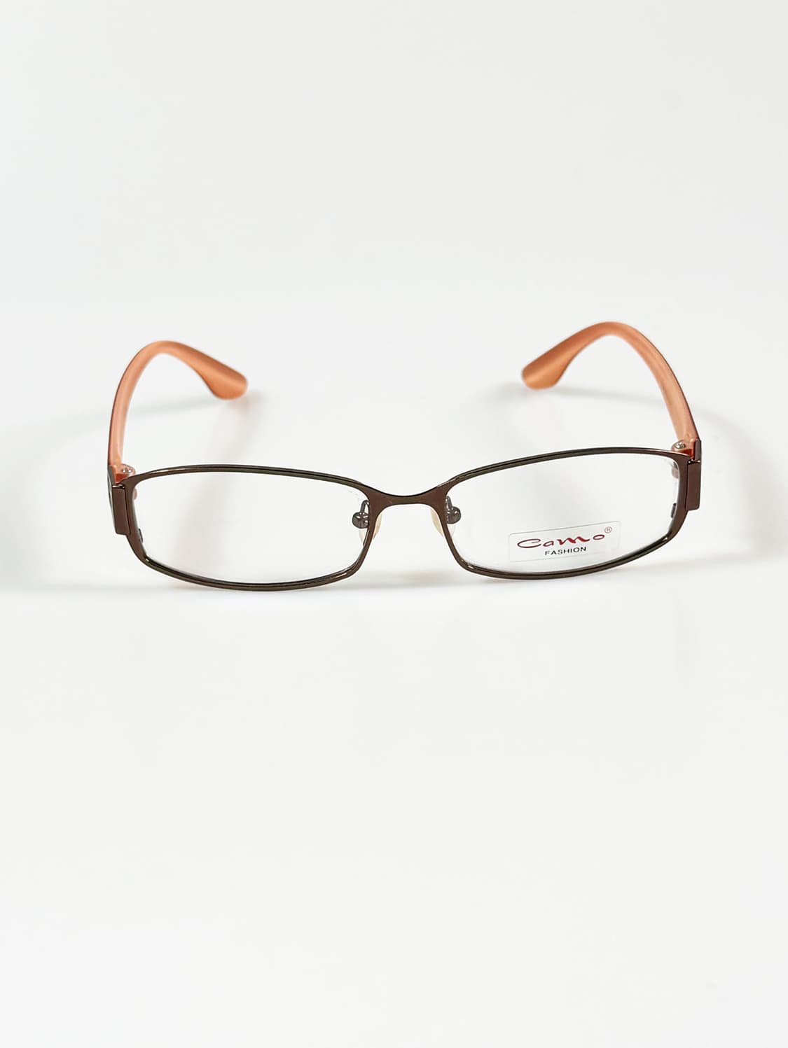 CAMO 브라운 메탈 슬림 스퀘어 빈티지 안경 상품이미지1