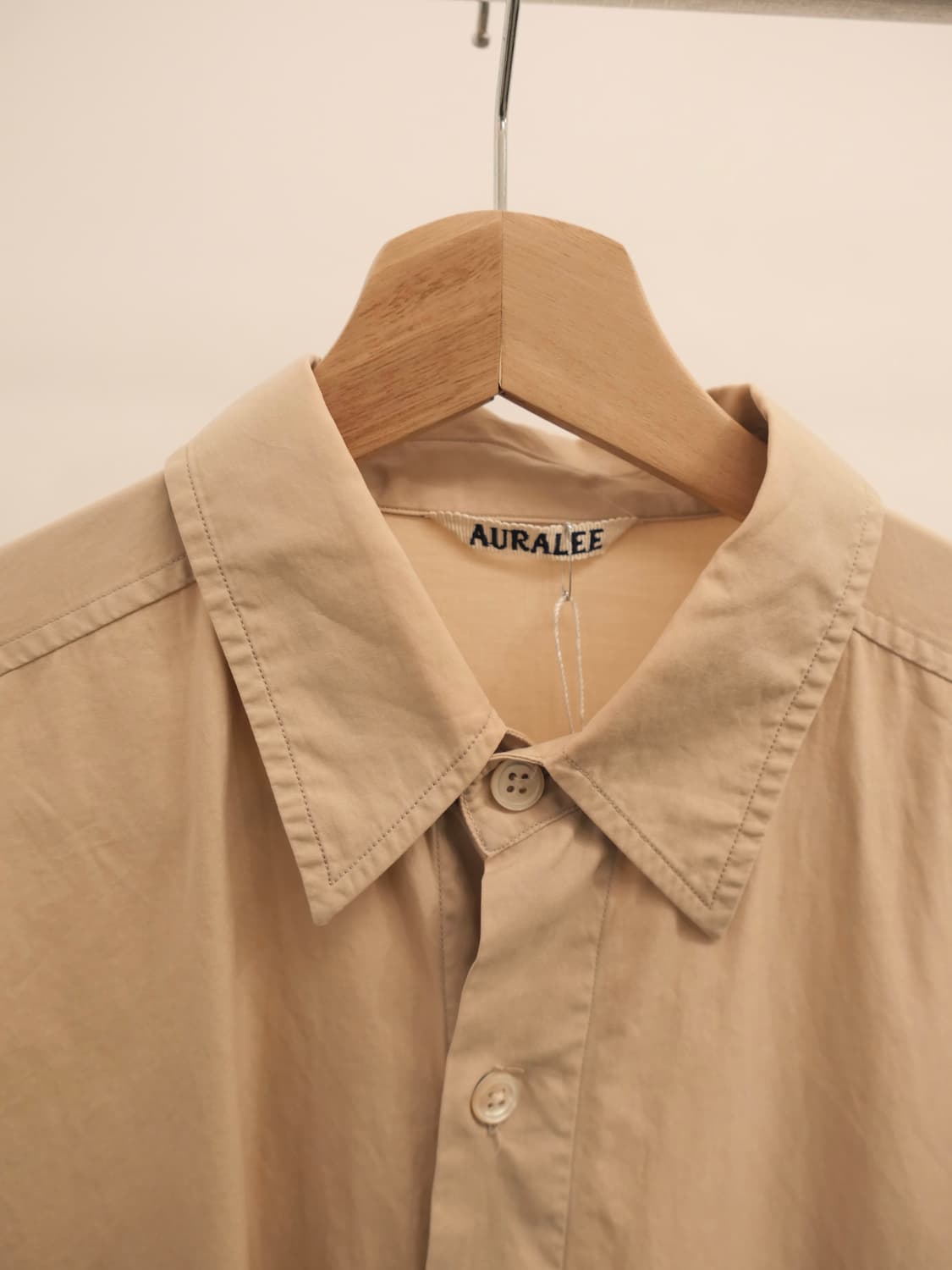 오라리 워시드 핑스 트윌 셔츠 상품이미지2