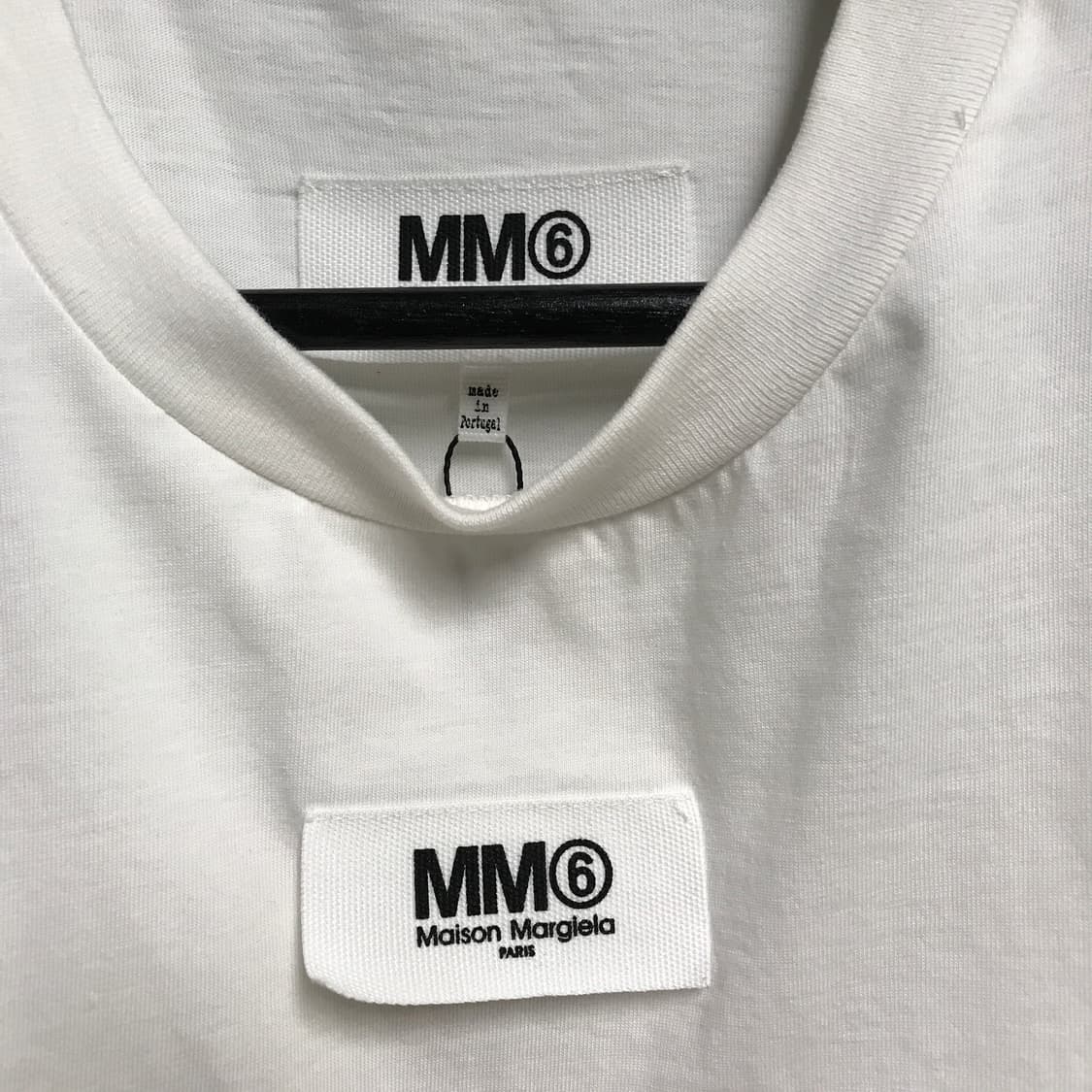 MM6 화이트 반팔 티셔츠 XS(W) 상품이미지4