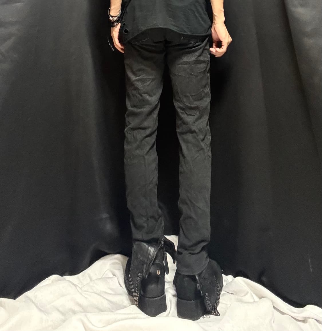 “Semantic Design” Black straight pants 상품이미지4
