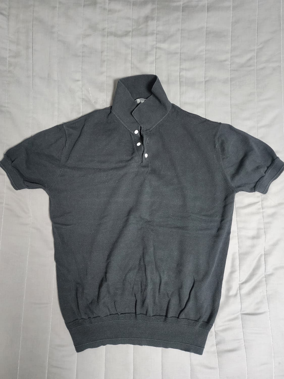 블랙 L) 론트 코튼 칼라 셔츠 상품이미지5