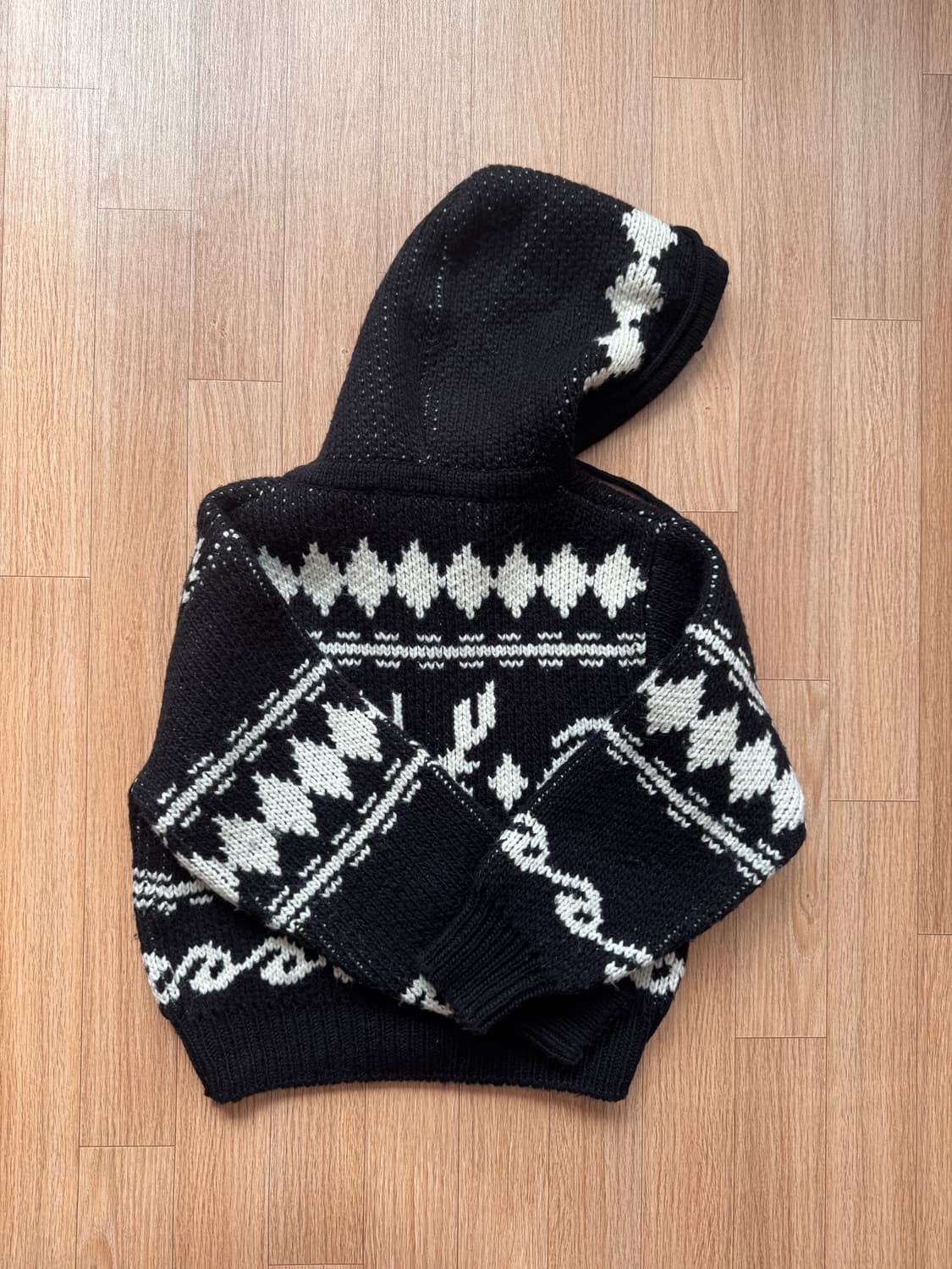 OPEN YY JACQUARD KNIT JACKET 상품이미지2
