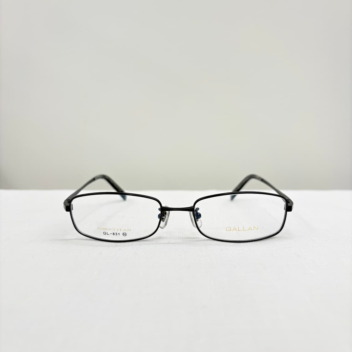 GALLAN 그레이 티타늄 사각 메탈테 상품이미지1