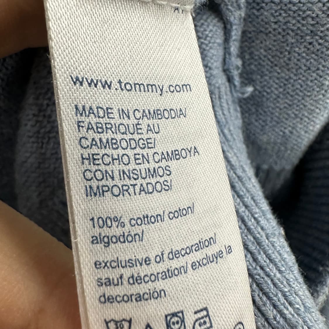 105 타미힐피거 남자 루즈핏 니트 상품이미지4