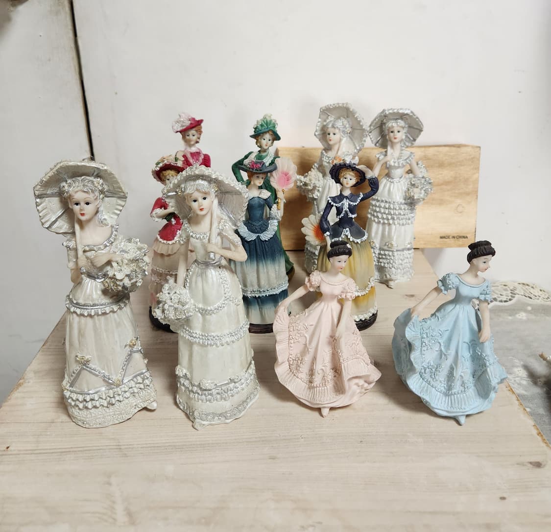 드레스 인형 피겨린 장식 소품 모음 상품이미지1