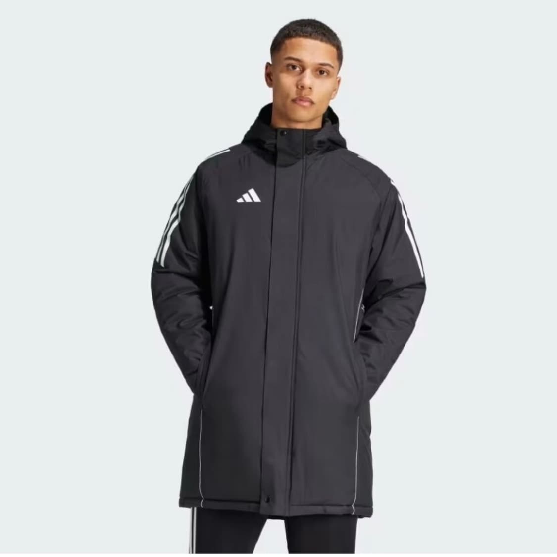 아디다스 티로 스타디움 패딩 파카 XL 사이즈 블랙 상품이미지9