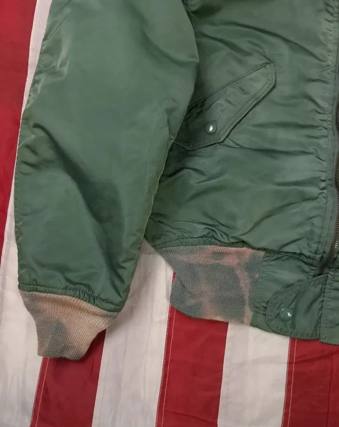 오리지날 알파사 미공군 L-2B 빈티지 항공점퍼 상품이미지6