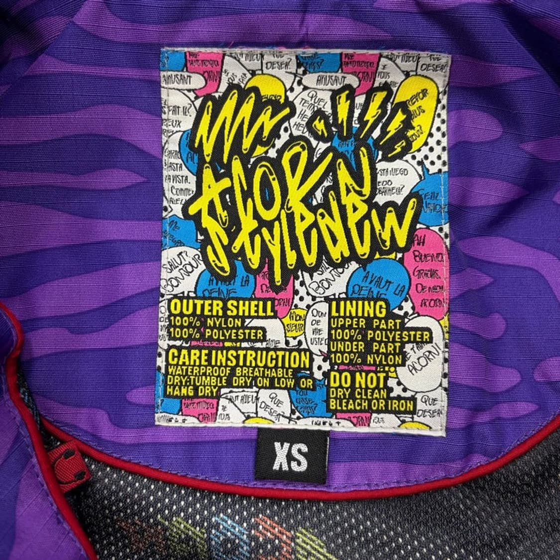 지브라패턴 나일론 보드점퍼 v2028 상품이미지9