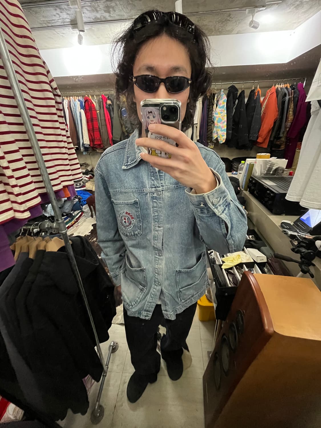90s USA BADU JEANS DENIM JACKET 상품이미지2