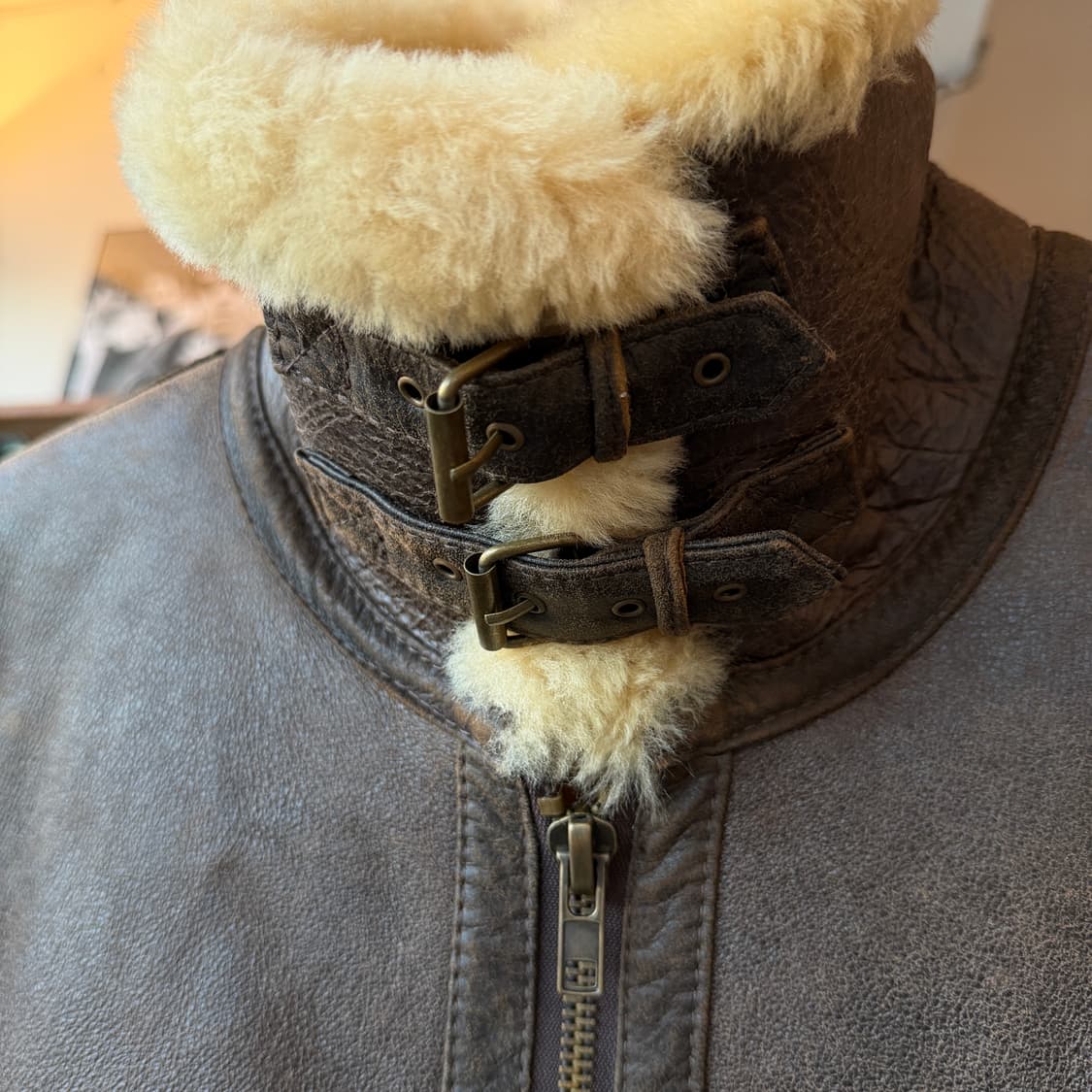 vtg sheepsikn 무스탕 자켓 상품이미지4