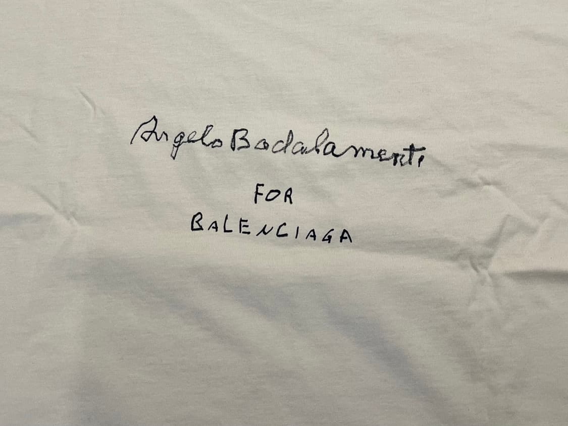 [105] 발렌시아가 악보 프린팅 반팔티 새제품 2  상품이미지6