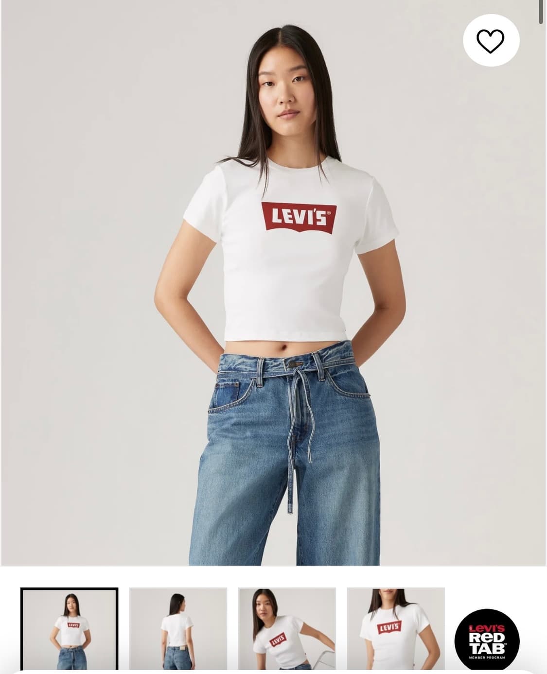 리바이스 여성 반팔티 상품이미지1
