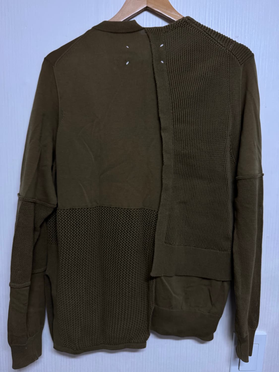 메종 마르지엘라 니트 스웨터 카키 XL 상품이미지2