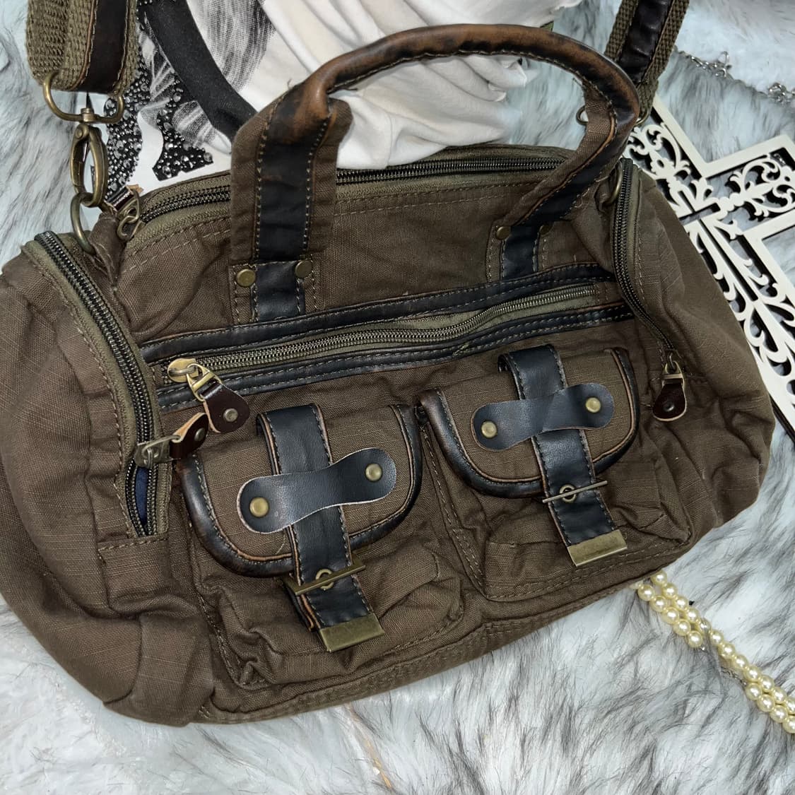 빈티지 그런지 크로스백 상품이미지3