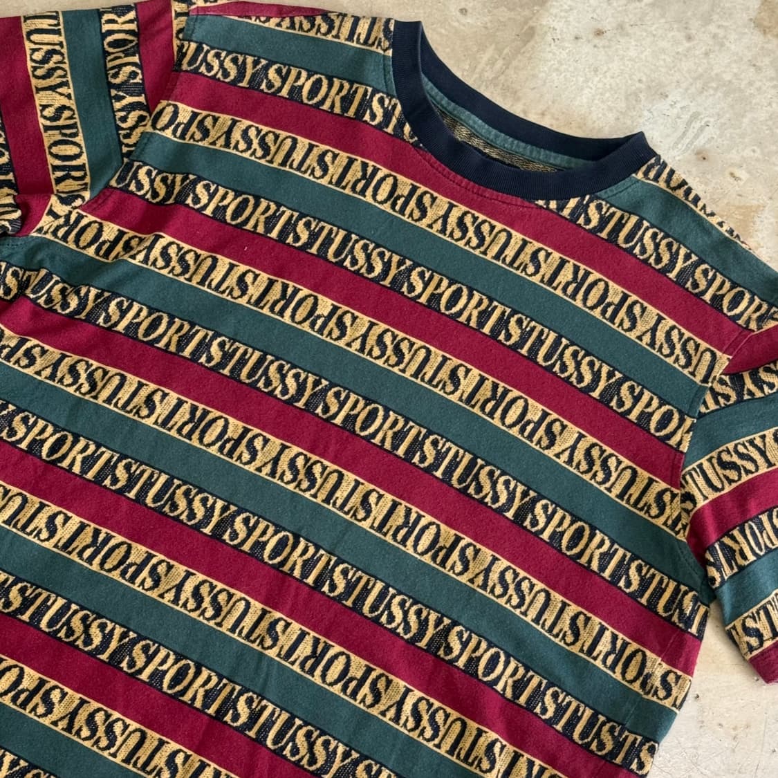 🫶🏻 스투시 스포츠 스트라이프 반팔 티셔츠 🫶🏻 상품이미지2