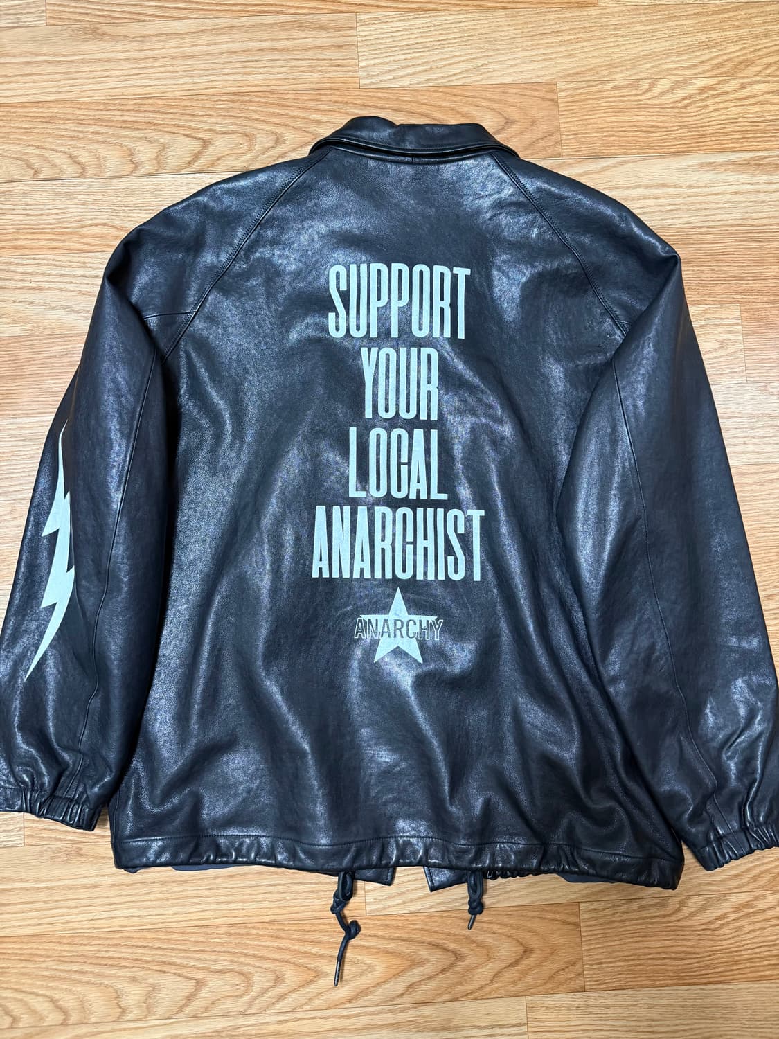 [XL] 롤링라우드 레더 코치 자켓 팝니다! 상품이미지2