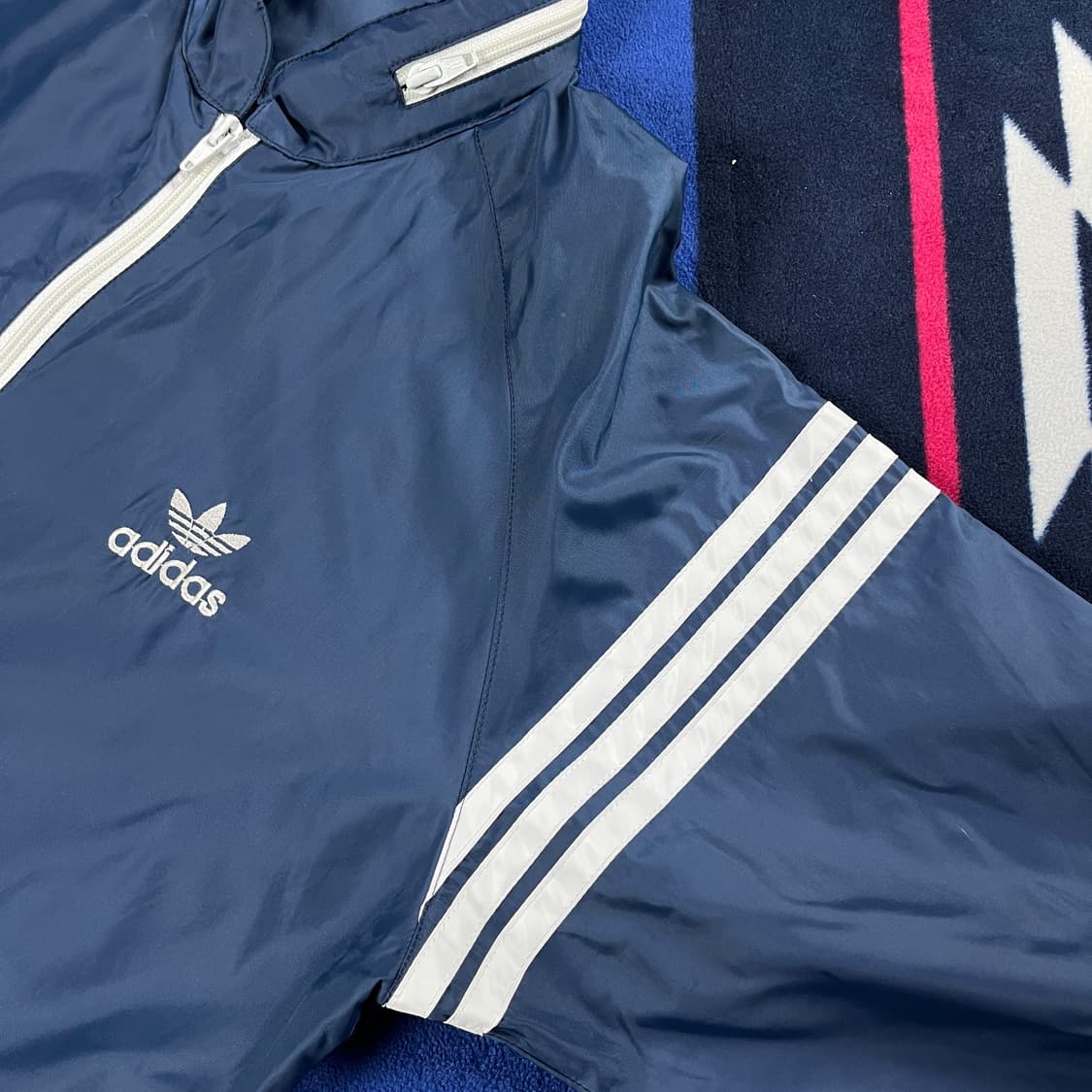 80s adidas 데상트 나일론 빈티지 바람막이(실측확인) 상품이미지8