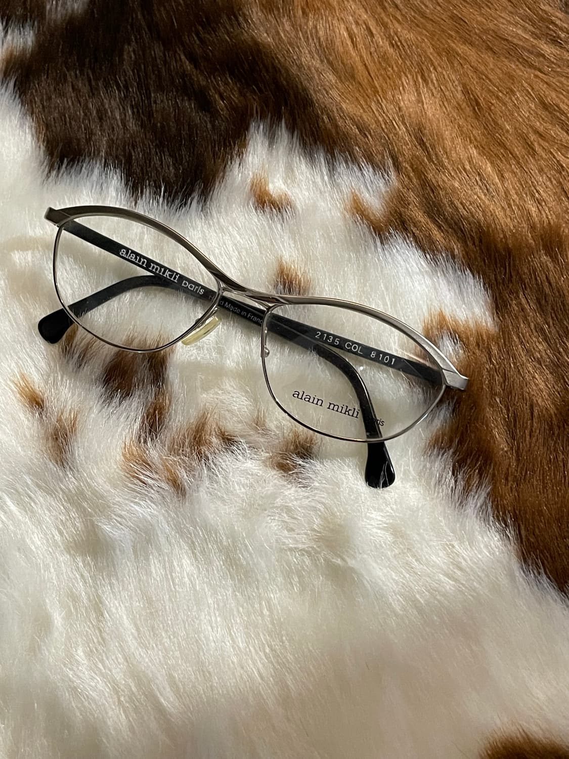 alain mikli 실버 프레임 안경 상품이미지1