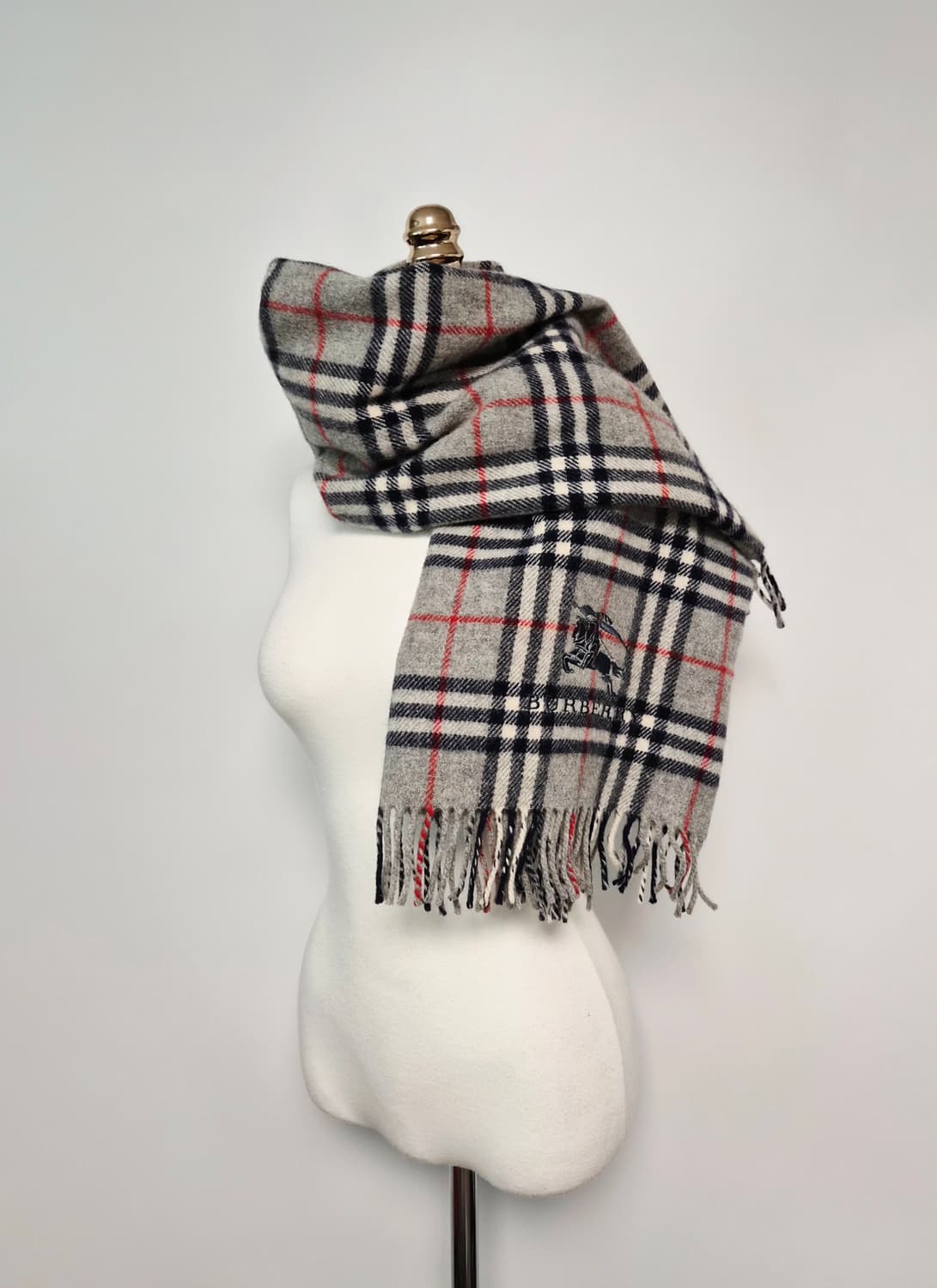 버버리 그레이 노바체크 머플러 목도리 블랭킷 상품이미지1