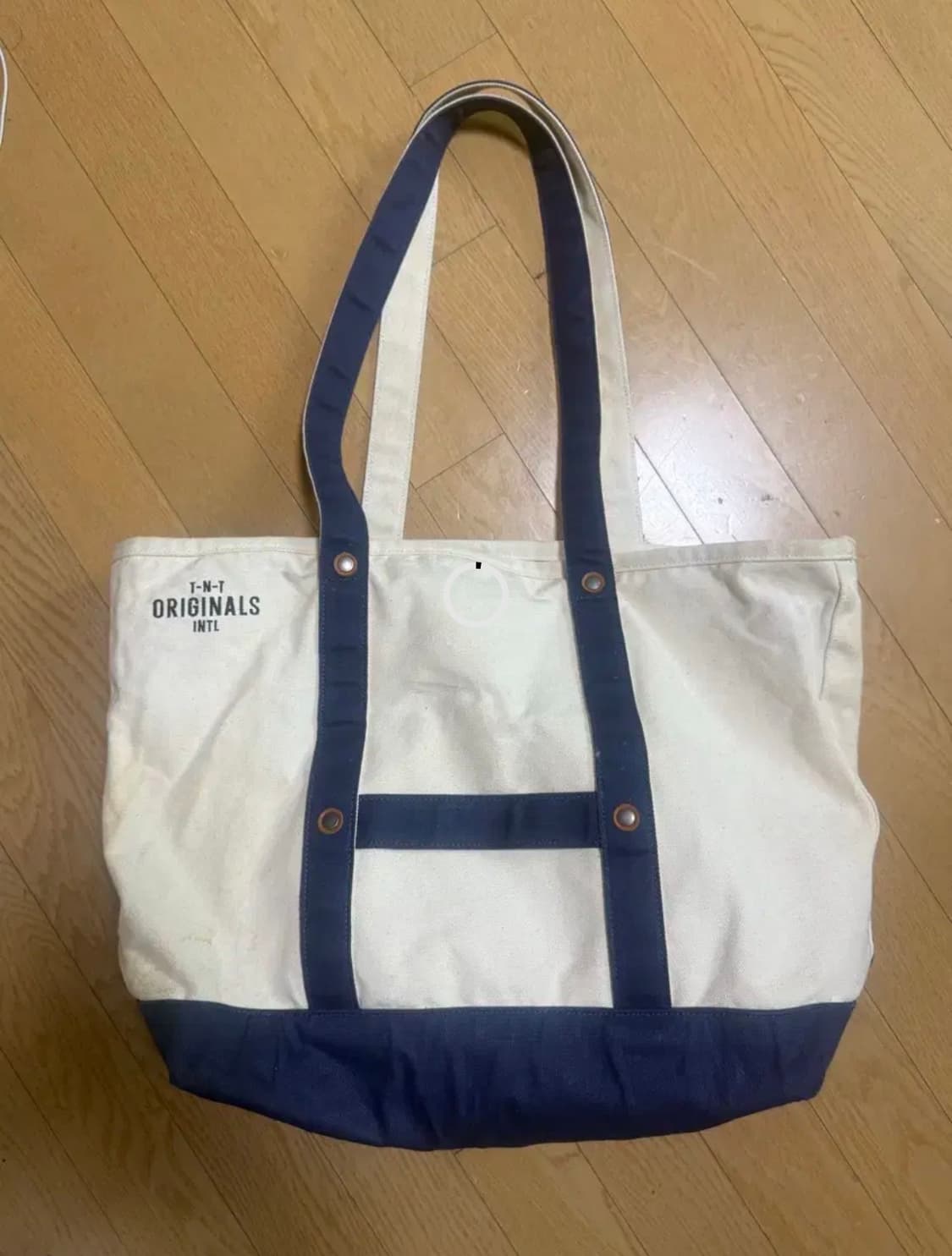 디스이즈네버댓 디네댓 캔버스 토트백 아이보리 상품이미지2