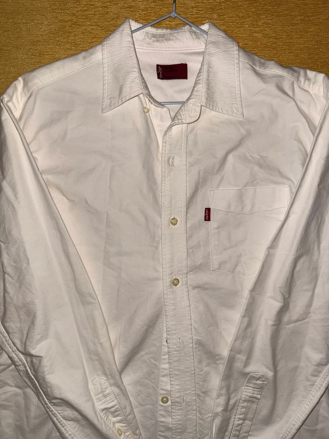 리바이스 화이트 코튼 셔츠 M 상품이미지1