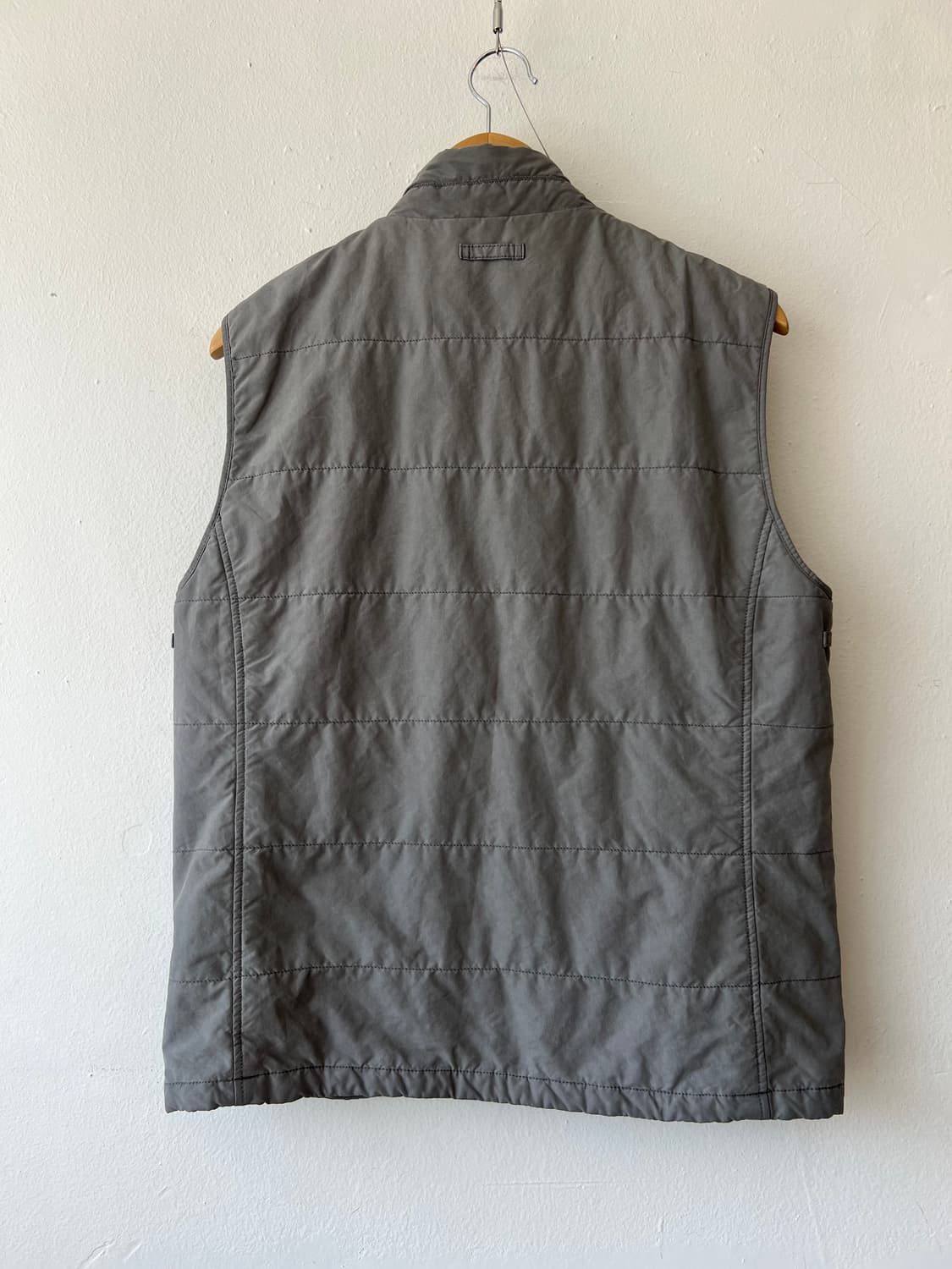 시리즈 남성 그레이 집업조끼 간절기조끼 상품이미지3