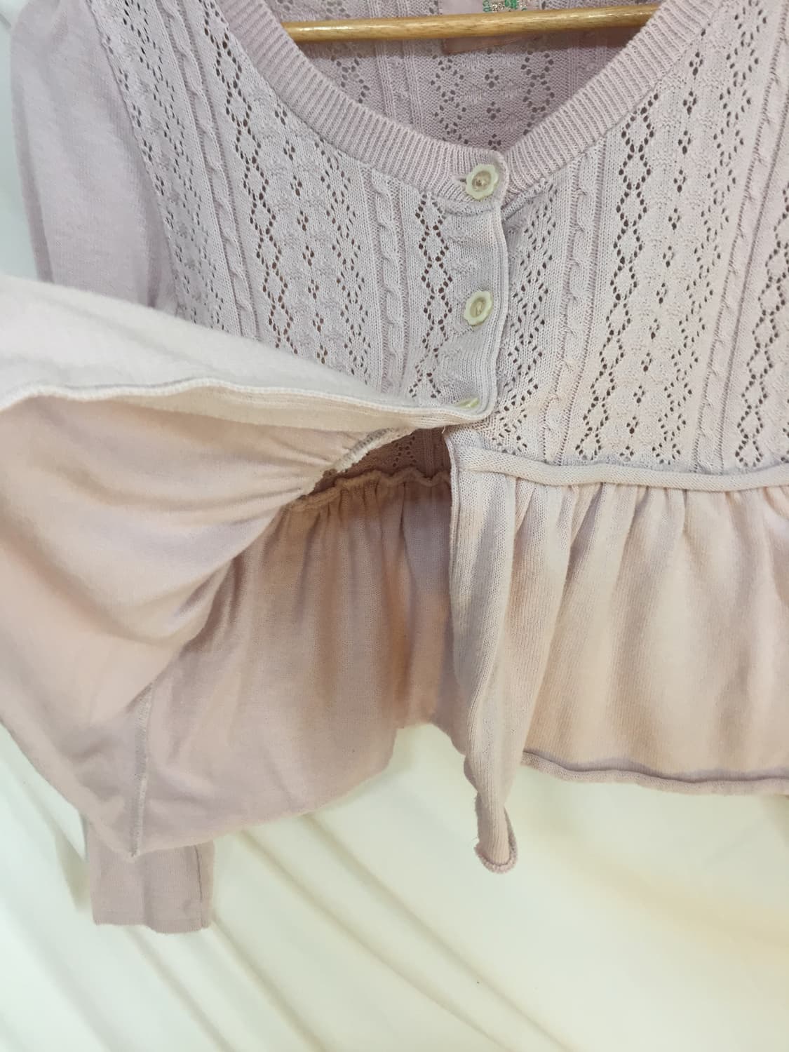 꽃단추 가디건 상품이미지6