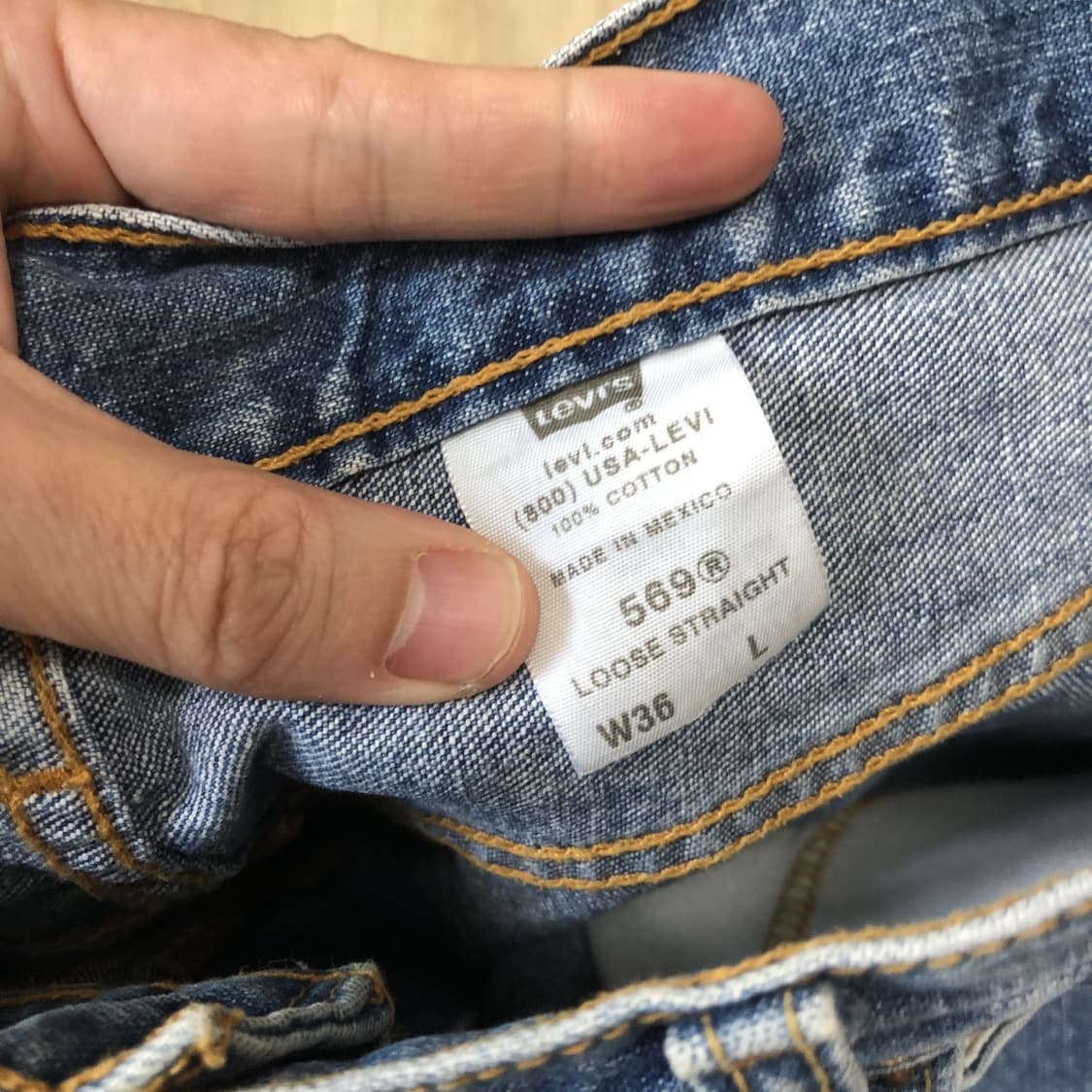 (34) 리바이스 Levi's 569 루즈핏 워시드 쇼츠 반바지 상품이미지4