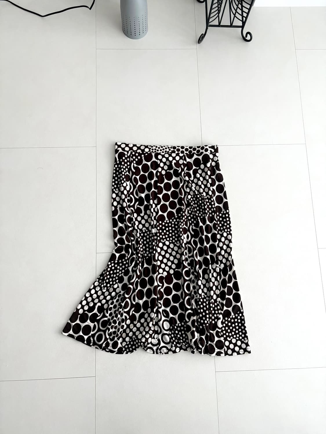 polka dot maxi skirt 상품이미지1