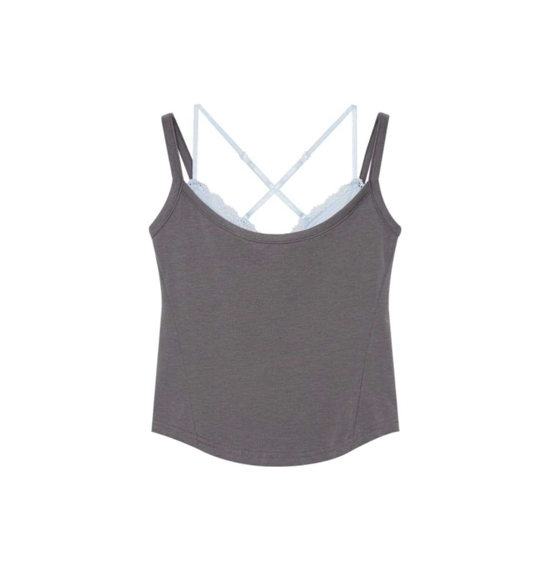 카시코 Nessa Lace Top Gray 레이스 탑 나시 그레이 상품이미지1