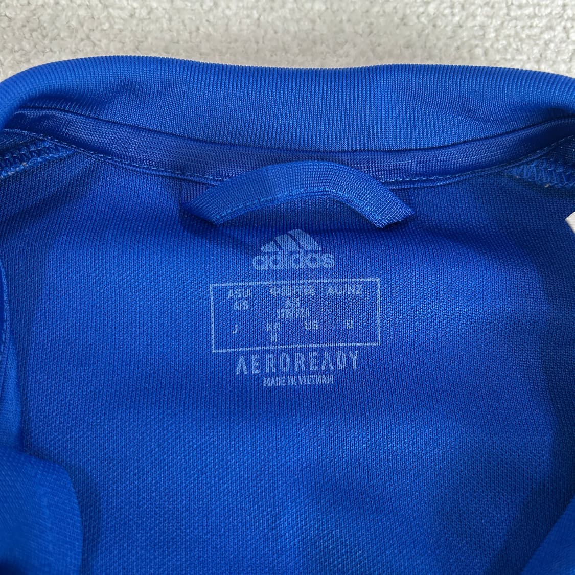 아디다스 파란색 트랙탑 저지 s 상품이미지2