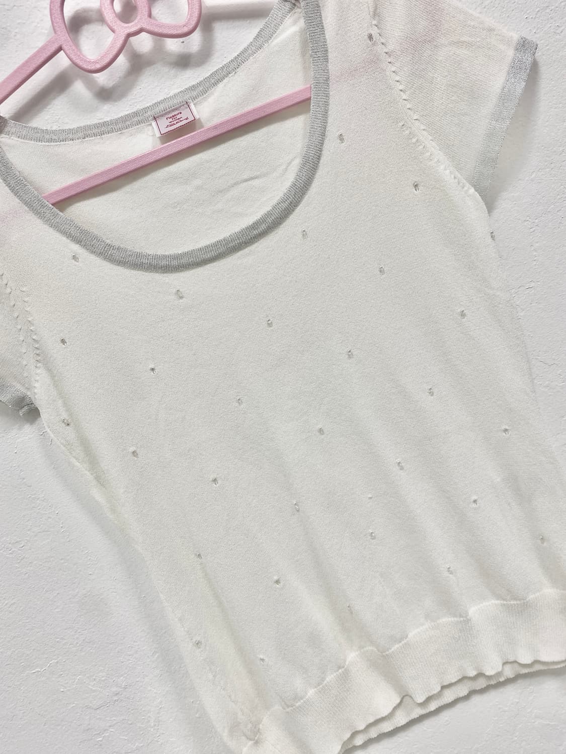 [PIN CURL] 세트 ! 로걀 비즈 반팔, 가디건 세트 상품이미지5