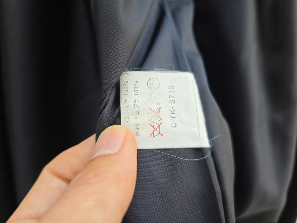 캐시미어 100% 싱글 코트 상품이미지5