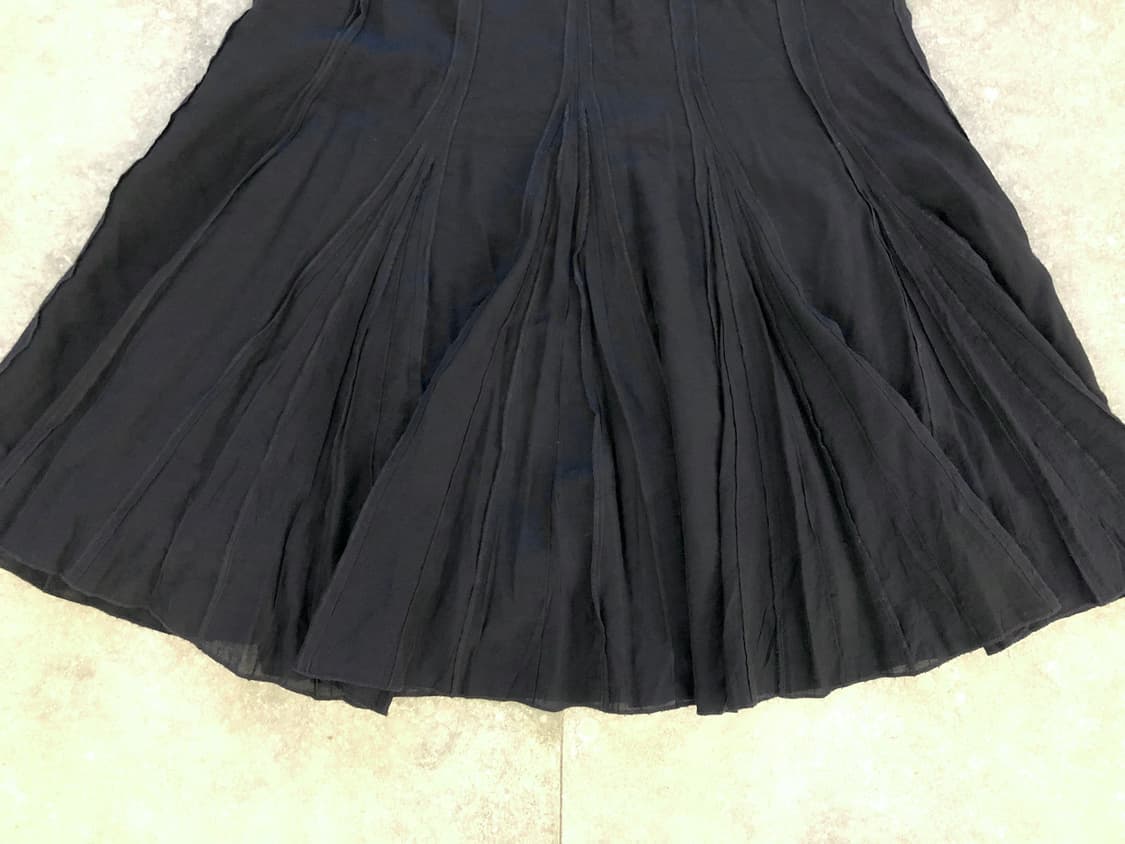 Sonia Rykiel 레이온 블랙 패널 스커트 상품이미지3