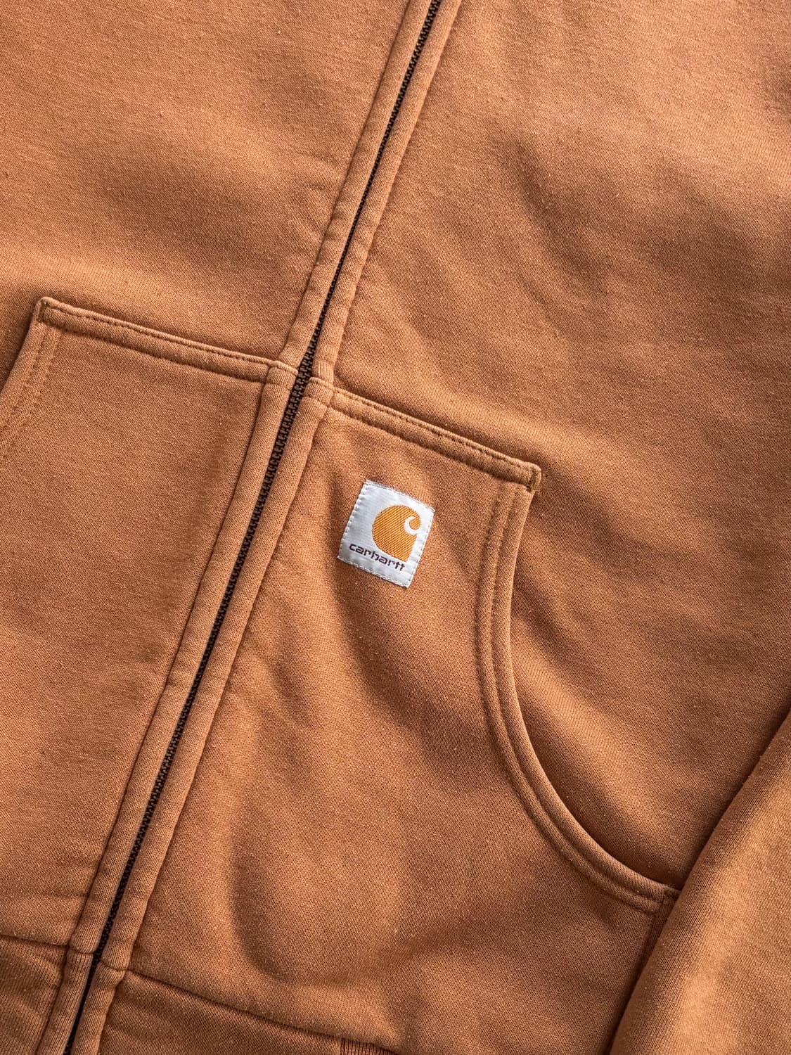 Carhartt 칼하트 써멀 된장 컬러 후드집업 상품이미지7