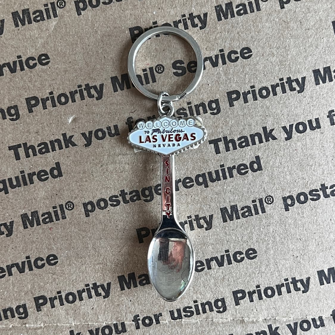 90s vtg Las Vegas Spoon Keyring 상품이미지1