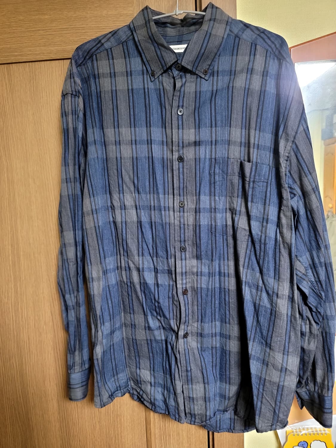 슬릭앤이지 체크 슬릭셔츠 3사이즈 상품이미지2