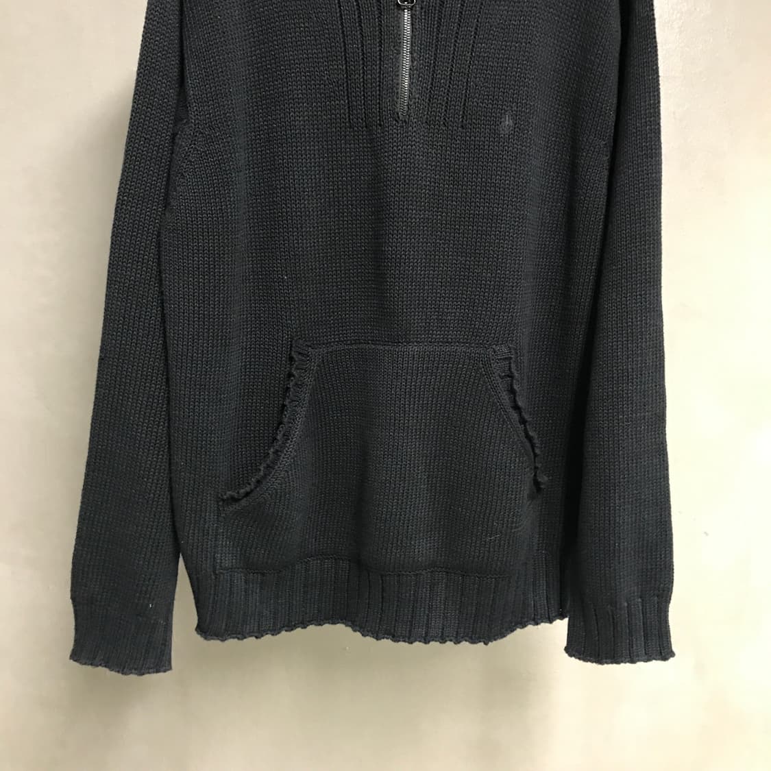 폴로 랄프로렌 반집업 니트 블랙 100  상품이미지3