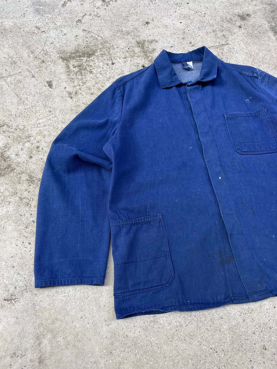 OLD VINTAGE DENIM FRENCH WORK 데님프렌치워크자켓 상품이미지4